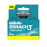 Gillette Mach 3 Fresh Clean Cartridges 4`s